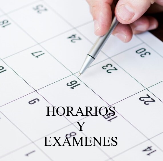 HORARIOS Y EXÁMENES