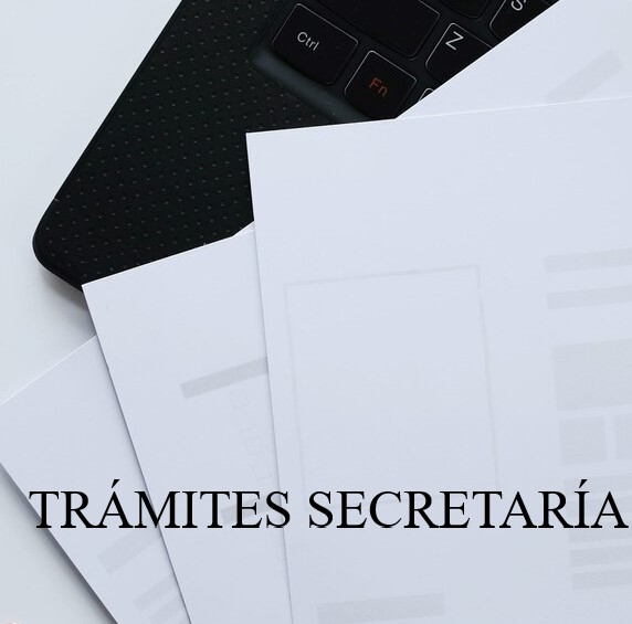 TRÁMITES SECRETARÍA
